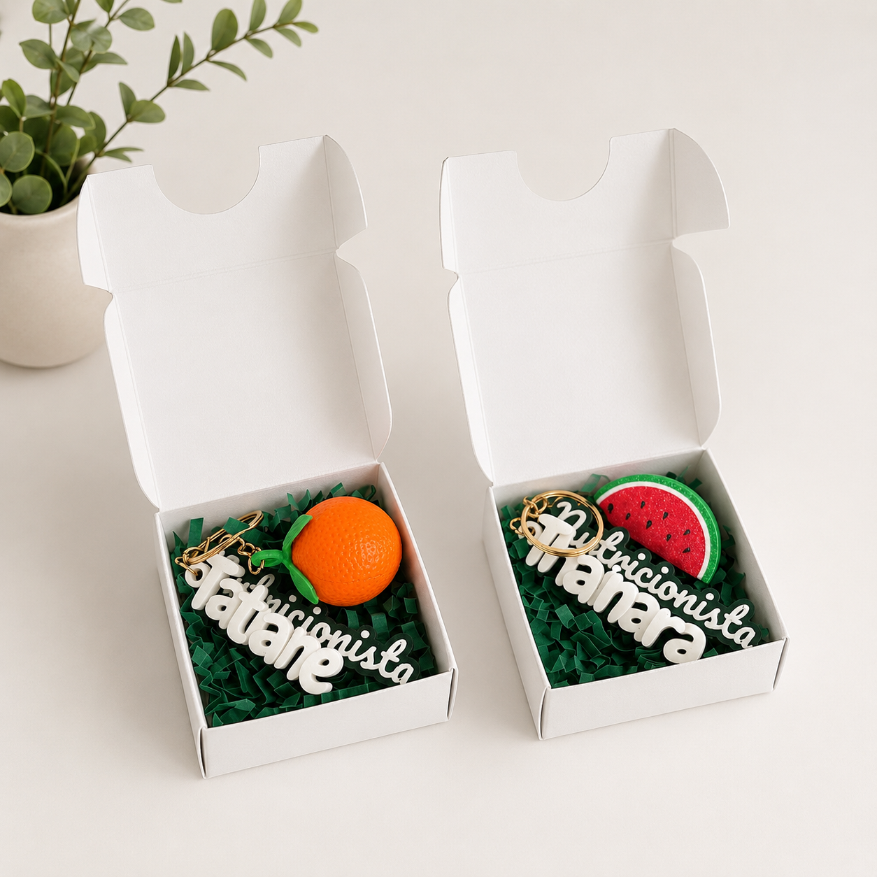 Chaveiros Personalizados · Dia do Nutricionista